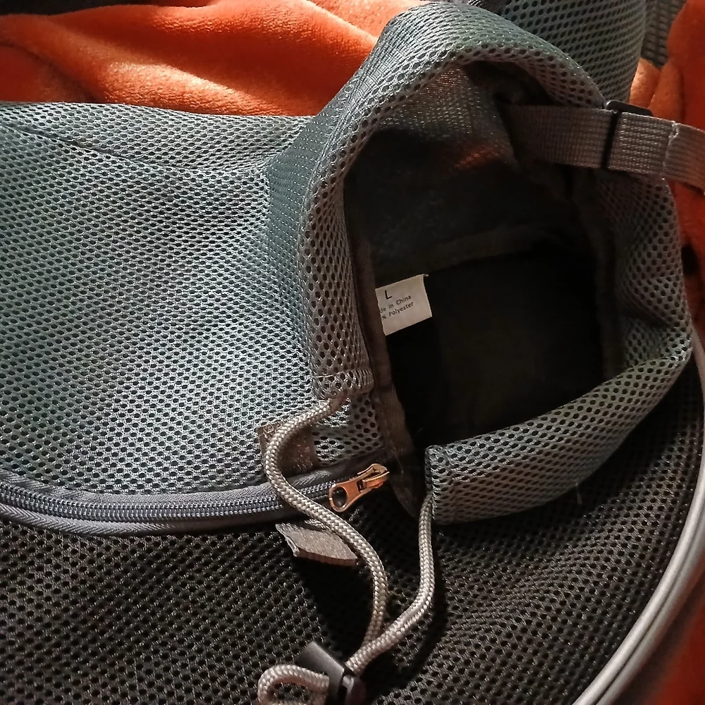 Gray Men's Pet Bag